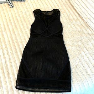 Black cocktail dress